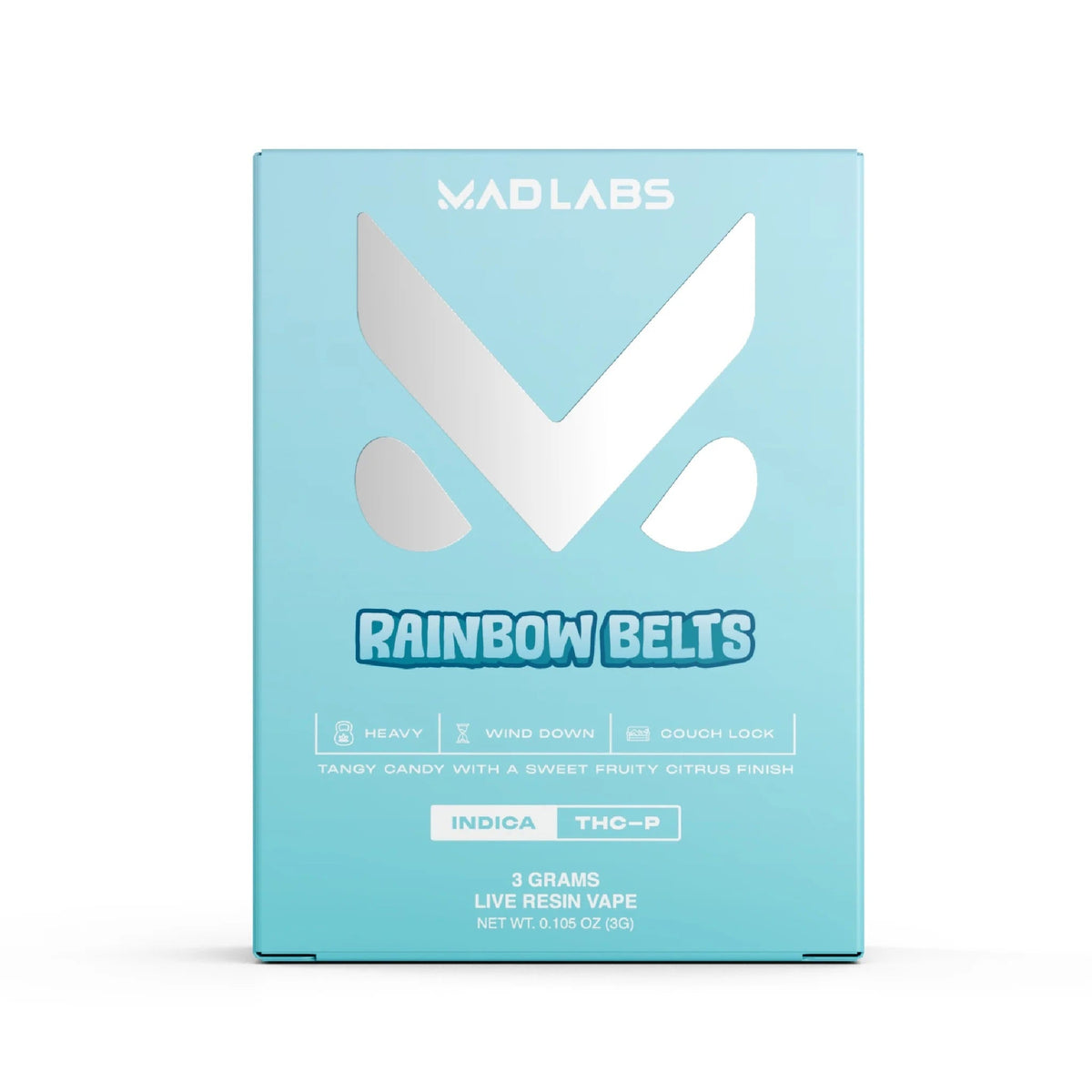 MAD Labs Rainbow Belts live resin THC-P vape