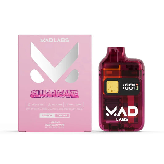 MAD Labs Slurricane live resin THC-P vape